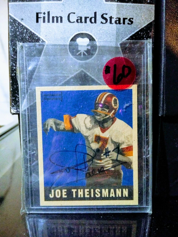⭐ Leaf 1948 Joe Theismann AUTO Signed Autograph Card Redskins /1948 - Image 1 of 1