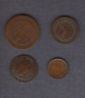 Lot Of 4 Nederlands Coins Lot A