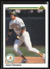 1990 Upper Deck #66 Jose Canseco      Card