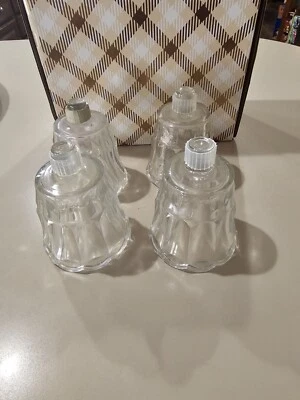 Lot 4 Home Interior Clear Glass Globe For Sconce Candle Holder - Image 1 of 2