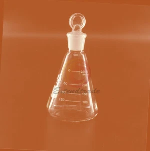 NEW 50/100/150/250ML Glass Erlenmeyer Flask Conical Bottle Lab Glassware - Picture 1 of 2