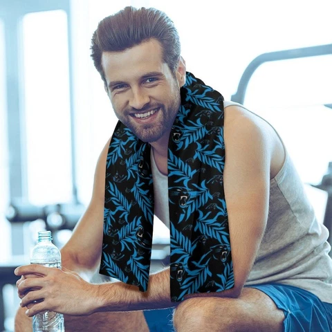Carolina Panthers Travel Quick-drying Towel Gym Sports Towel Swimming Towels Cover