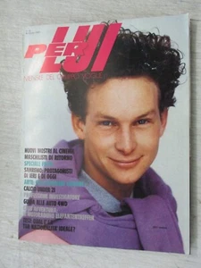 PER LUI #46 MEN'S ITALIAN FASHION MAGAZINE FEBRUARY 1987 CLINT OWENS STYLE HTF - Picture 1 of 2