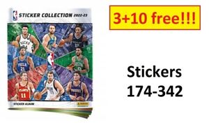 Panini NBA 2022/23 Stickers 174-342 3+ 10 Free