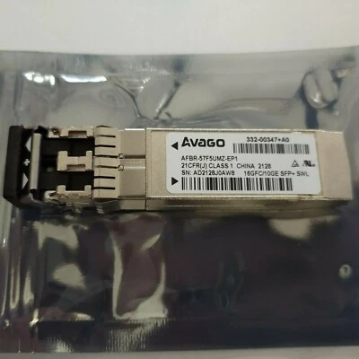New  NetApp 332-00347+A0 SFP+ Optical 10GB Transceiver AFBR-57F5UMZ-EP1 - Image 1 of 2