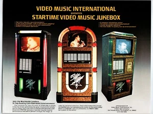 The Video Music International Jukebox FLYER Visual Phonograph Star Time Promo - Picture 1 of 2