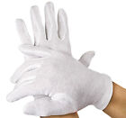 2 x Pairs Cotton White hygiene Inspection Glove Protection Gloves Nail Salon