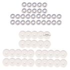 60Pcs Earlobe Support Patches Clear Piercing Disc Easy To Stabilize Earrings