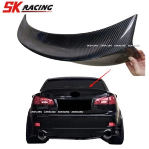 For LEXUS IS250 IS350 ISF 06-13 08 Wald REAL Carbon Fiber HighKick Trunk Spoiler - Picture 1 of 9
