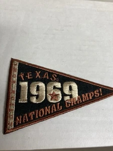 TEXAS LONGHORNS SEALED 2011 UPPER DECK 1969 NATIONAL CHAMPIONSHIP PENNANT - Picture 1 of 3