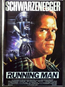 Running Man - Arnold Schwarzenegger - Filmposter A3 29x42cm gerollt - Picture 1 of 1