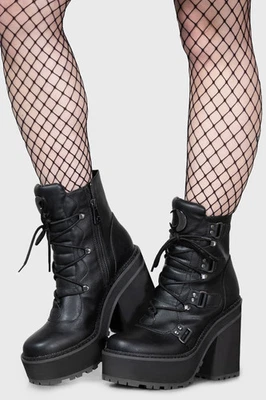 KILLSTAR Boots Black Broom Rider - Image 1 of 4
