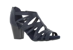 Easy Street Women's Amaze Heeled Sandals - Navy 8M US - Picture 1 of 7