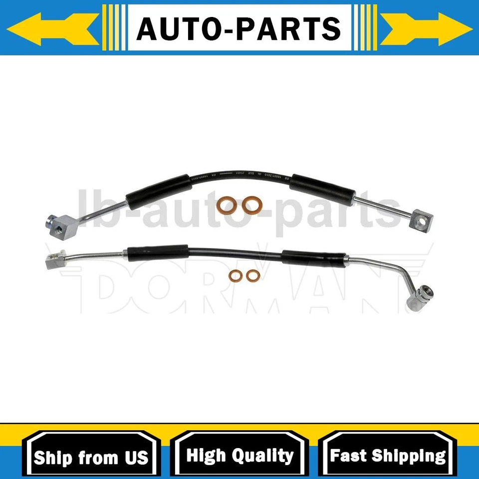 Manguera de freno delantera 2x para Ford Ranger 1989-1994 tracción trasera Mazda B4000 1994 tracción trasera Foto 1 de 4