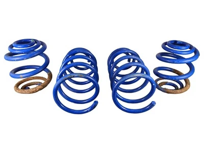 VW Golf R32 MK4 Coil Springs Set Front & Rear Blue OEM 1J0411105EC 1J0511115DP - Image 1 of 4