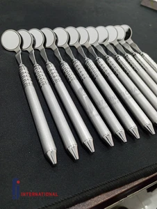 20pcs Hu Friedy Compatible Dental Mirror Handles MH6 With Cone Socket Mirrors #5 - Picture 1 of 4