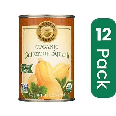 Farmer's Market Organic Puree Butternut Squash - 15 oz (Pack of 12) - Image 1 of 3