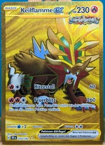 POKEMON - Gewalten der Zeit - Keilflamme EX - 214/162 - deutsch - Bild 1 von 1