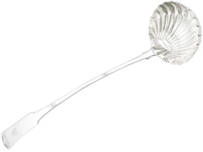 Georgian Scottish Sterling Silver Soup Ladle, Edinburgh, 1810s - Image 1 of 4