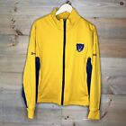 Vintage Lotto UNAM Pumas Track Jacket Yellow Blue Men's Size Med Approx
