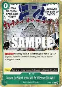 OP05-037, R, Side of Justice One Piece Awakening of the New Era Inglés - Imagen 1 de 1