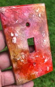Handmade Autumn Forest Light Switch Plate | Light Switch Cover | 1-Toggle - Picture 1 of 12