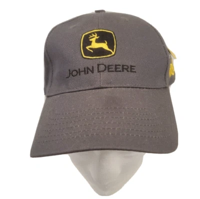 Gorra de camionero de béisbol ajustable John Deere Snapback gris oscuro Foto 1 de 4