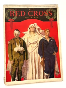 Jan. 1919 Magazine "The Red Cross Magazine" w/ Cover by "A.E. Foringer" * - Picture 1 of 23