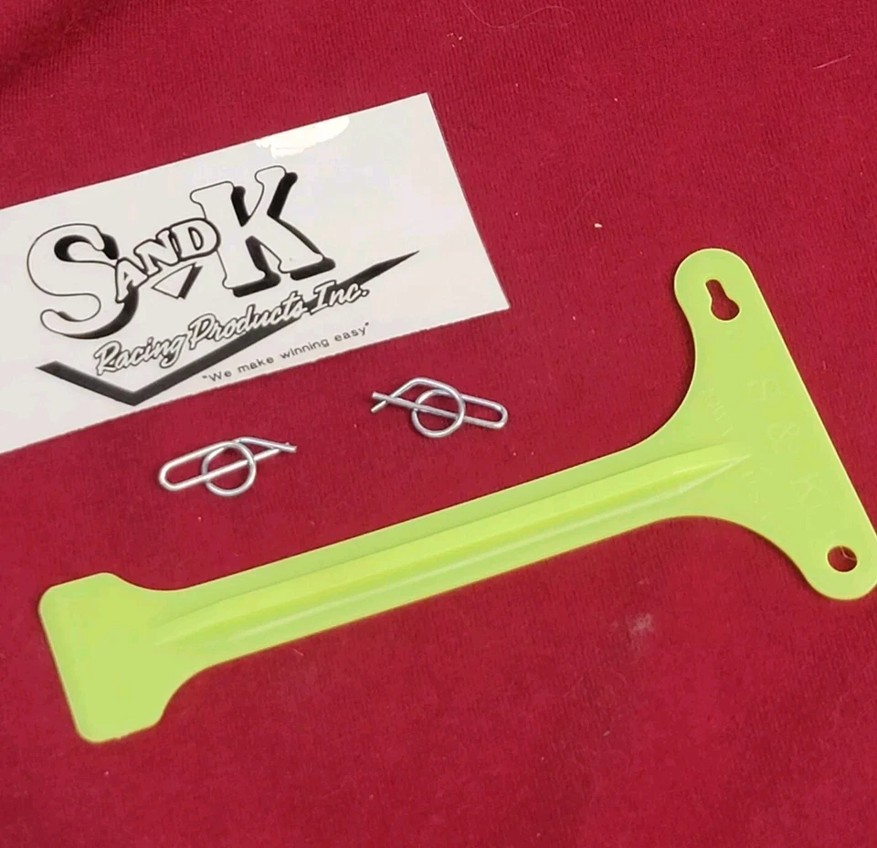 Vintage S And K Battery Spine RC10 RC10T Fluorescent Yellow/Green Reedy Trinity  - Image 1 of 4