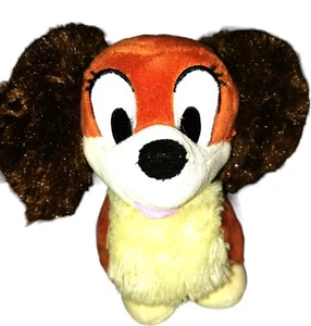 Disney Authentic Lady & The Tramp Lady Plush Stuffed Animal Great Condition 6" - Picture 1 of 5