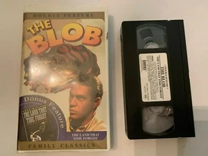 The Blob The Land That Time Forgot Double Feature VHS Video Tape - Picture 1 of 2
