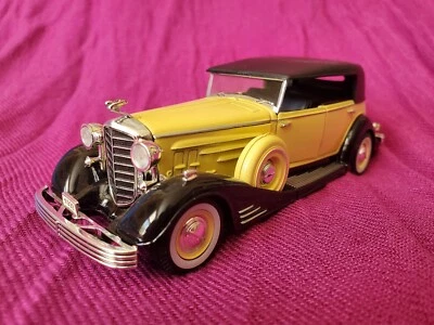 Cadillac FleetwoodPhaeton 1933 amarillo firma con puertas abierto metal, plástico 6,5" Foto 1 de 4