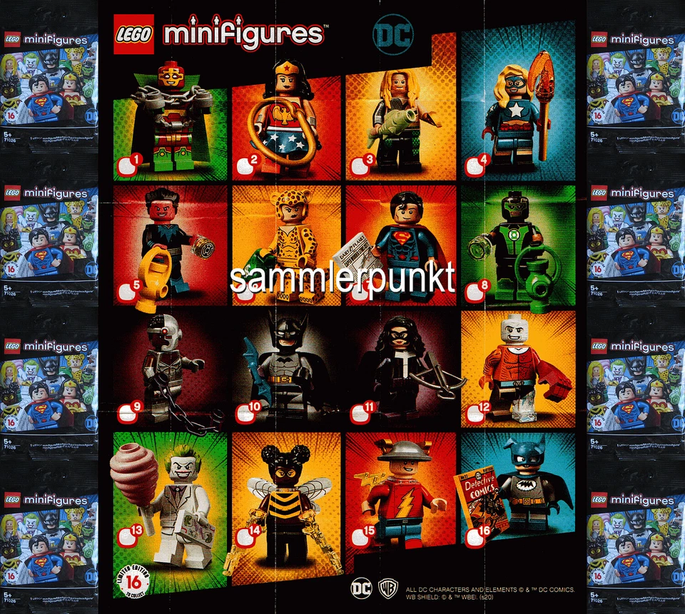 1 LEGO® MINIFIGUR -im DVB oder OVP- Ihrer Wahl aus DC Super Heroes - LEGO #71026 - Bild 1 von 1