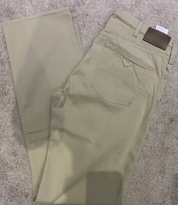 beige armani jeans
