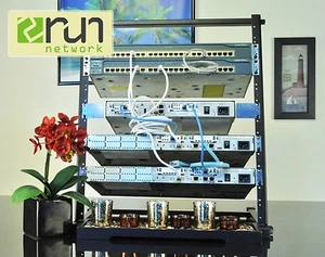 Cisco Premium CCENT CCNA CCNP R&S SECURITY Home Lab KIT BONUS 12U Rack & DVD - Picture 1 of 6