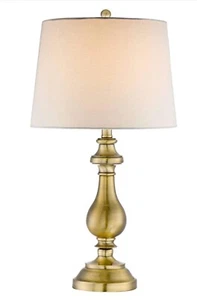 Regency Hill Fairlee Traditional Candlestick Style Table Lamps 26" Gold - Picture 1 of 12