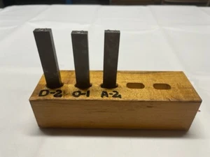 Werkzeugstahl Temper Bezeichnung Stempelset (D-2, O-1, A-2) - Y104 - Bild 1 von 6