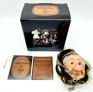 ENTZÜCKENDE ÄLTERE ELFEN VON ADLER KICHERN WEIHNACHTSSCHMUCK, BOX, BROSCHÜRE, COA - Bild 1 von 13