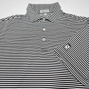 Peter Millar Crown Sport Summer Comfort Polo Shirt Mens L "Founders Golf Club" - Picture 1 of 9