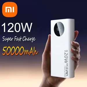 Xiaomi 120W 50000mAh High Capacity Power Bank Fast Charging Powerbank Portable - Picture 1 of 22
