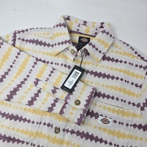NWT Dickies Falkville Men's Long Sleeve Shirt Shacket WLE06EGD Heavy Size Small - Picture 1 of 11