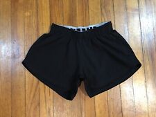 CHEER Varsity Black Athletic Lined Stretch Shorts Size YM Fits 23W Youth Girls