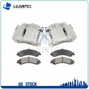 Rear Brake Calipers + Ceramic Pads For 2000 2001-2006 Chevrolet Suburban 1500 - Picture 1 of 11