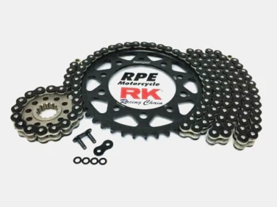 2017-19 KTM 1290 Super Adventure S RK MAX-Z 525 BLK Race Chain and Sprockets Kit - Image 1 of 4