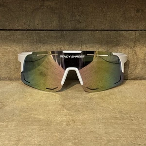 Sendy Shades All Star 2.0 Baseball/Softball Sonnenbrille weißes Gestell - Bild 1 von 4