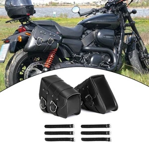 Saddle Bags with Quick Release Buckles for Kawasaki and For Honda Bikes - Picture 1 of 12