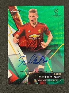 Scott McTominay 2018-19 Topps Finest Auto Green Wave Refractor /99 Manchester - Picture 1 of 2