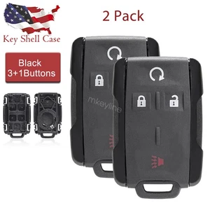 2 For 2014~2021 Chevy Silverado Colorado GMC Sierra Remote Key Fob Shell Case - Picture 1 of 6