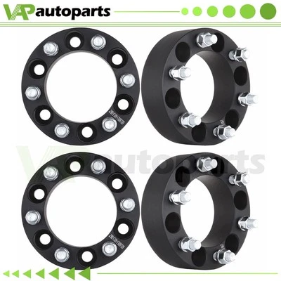 4Pcs 2" Wheel Spacers 6x5.5 For Chevy Silverado GMC Sierra 1500 Yukon 14x1.5 - Image 1 of 4