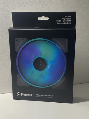 Fractal Design Black Prisma AL-18 PWM ARGB Fan 180mm - Image 1 of 2